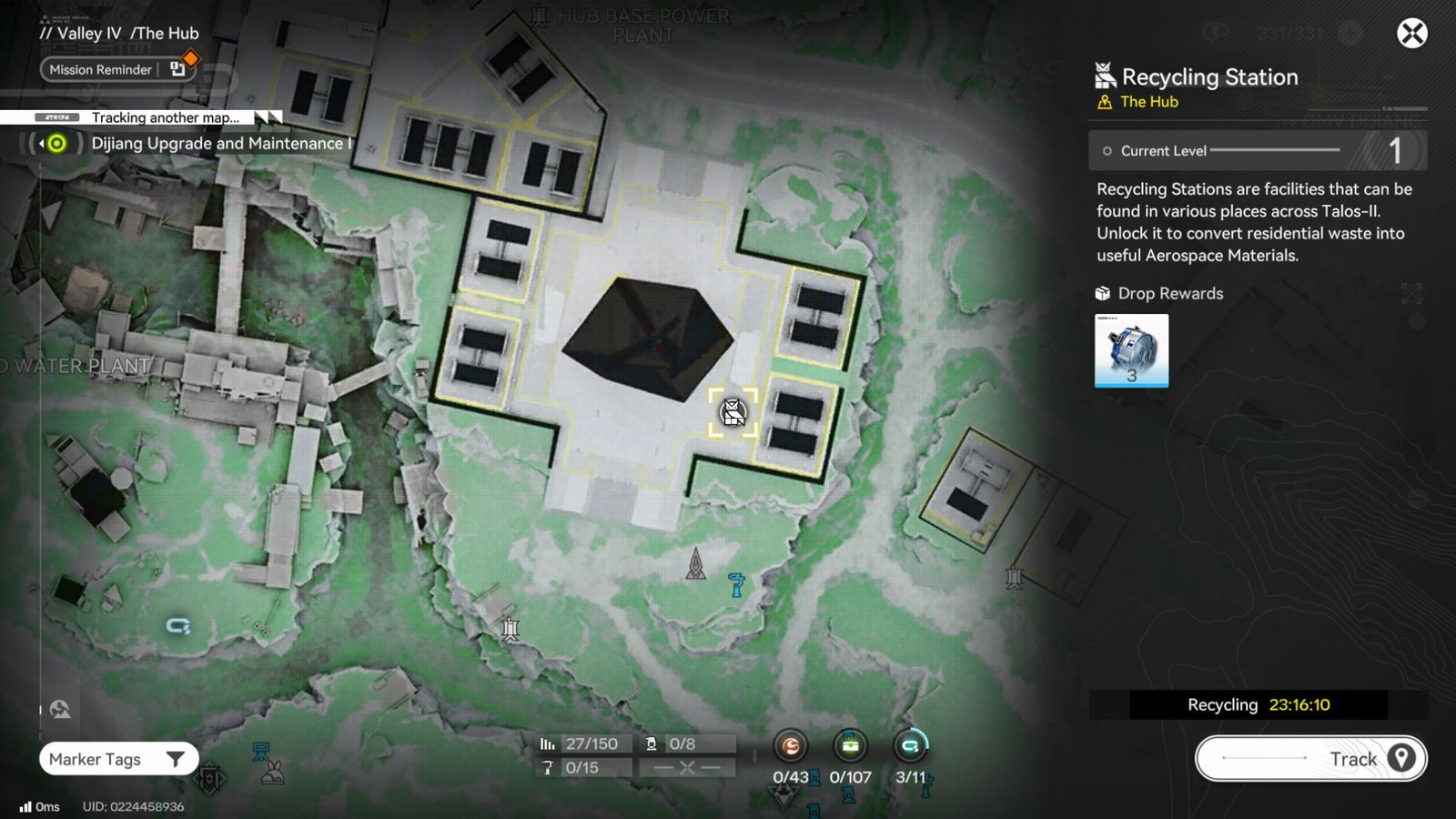 An example of a Recycling Station