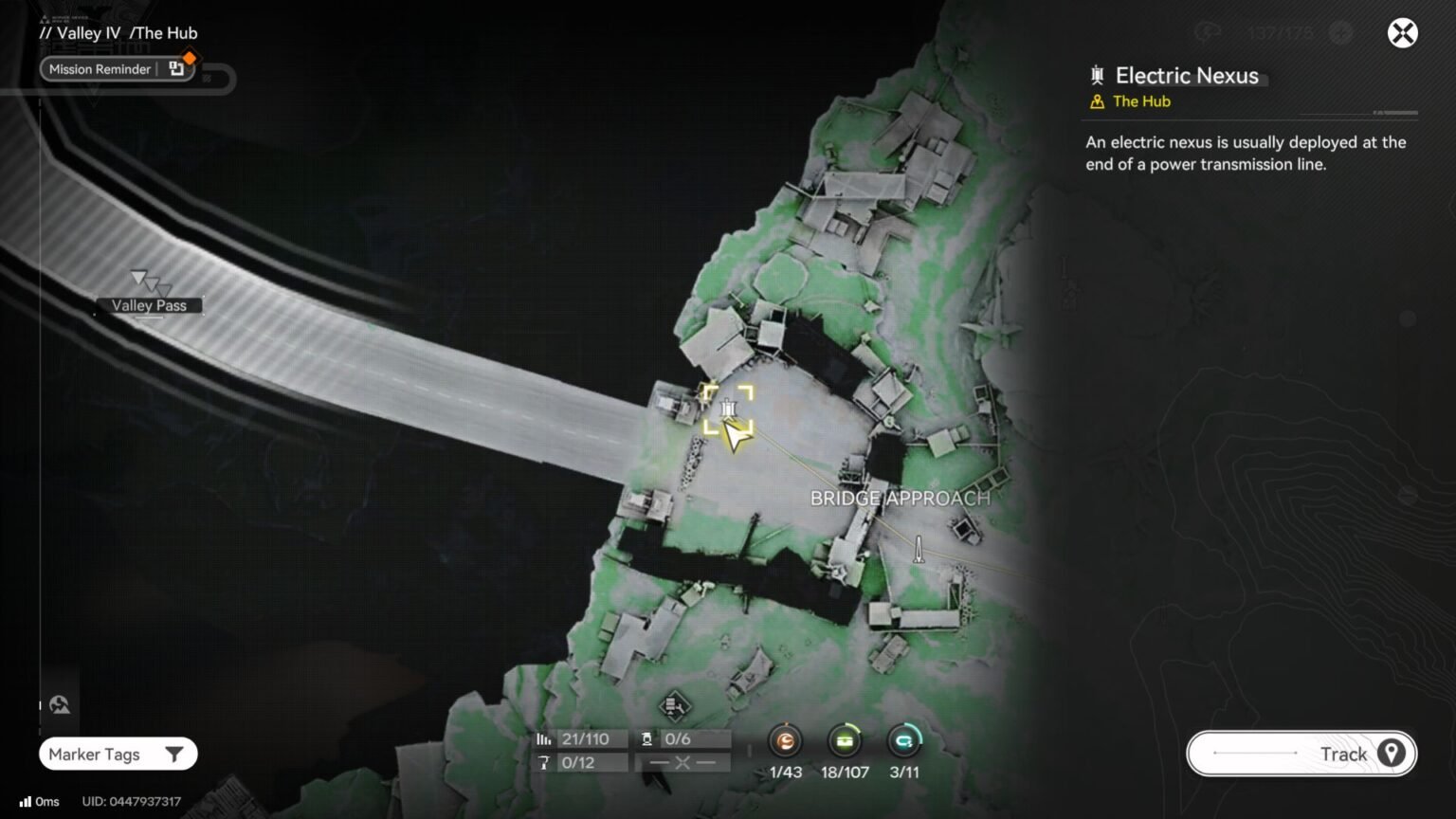 An overhead view of the Electric Nexus by the Bridge in Arknights Endfield