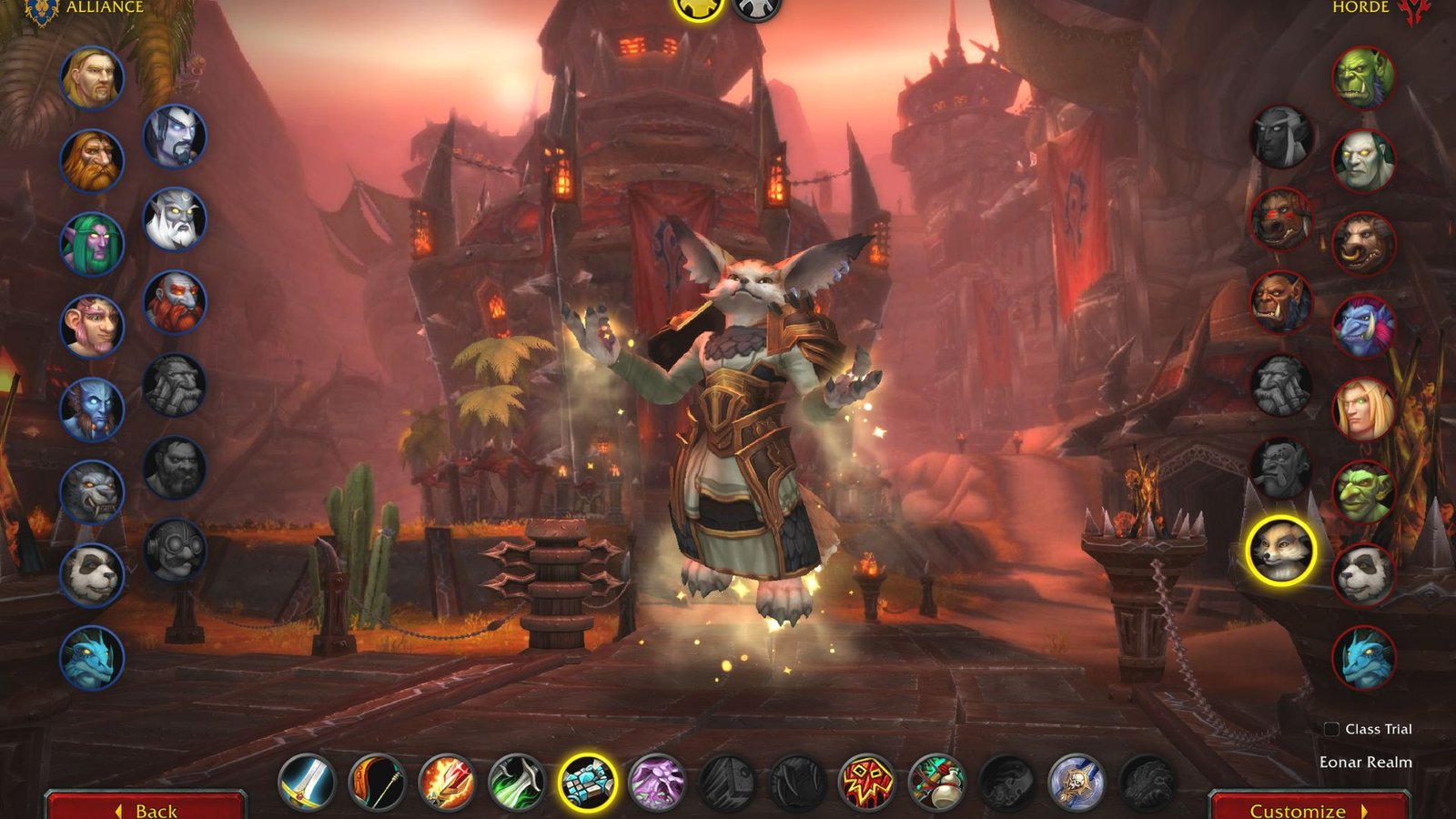 Vulpera Priest in World of Warcraft