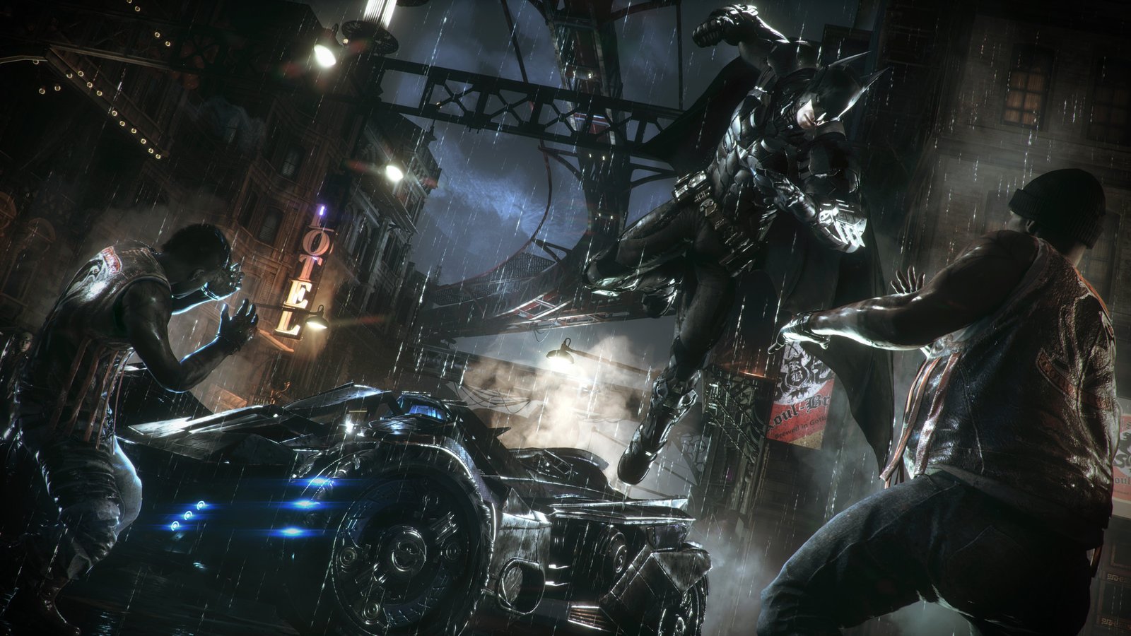 A still from Batman: Arkham Knight