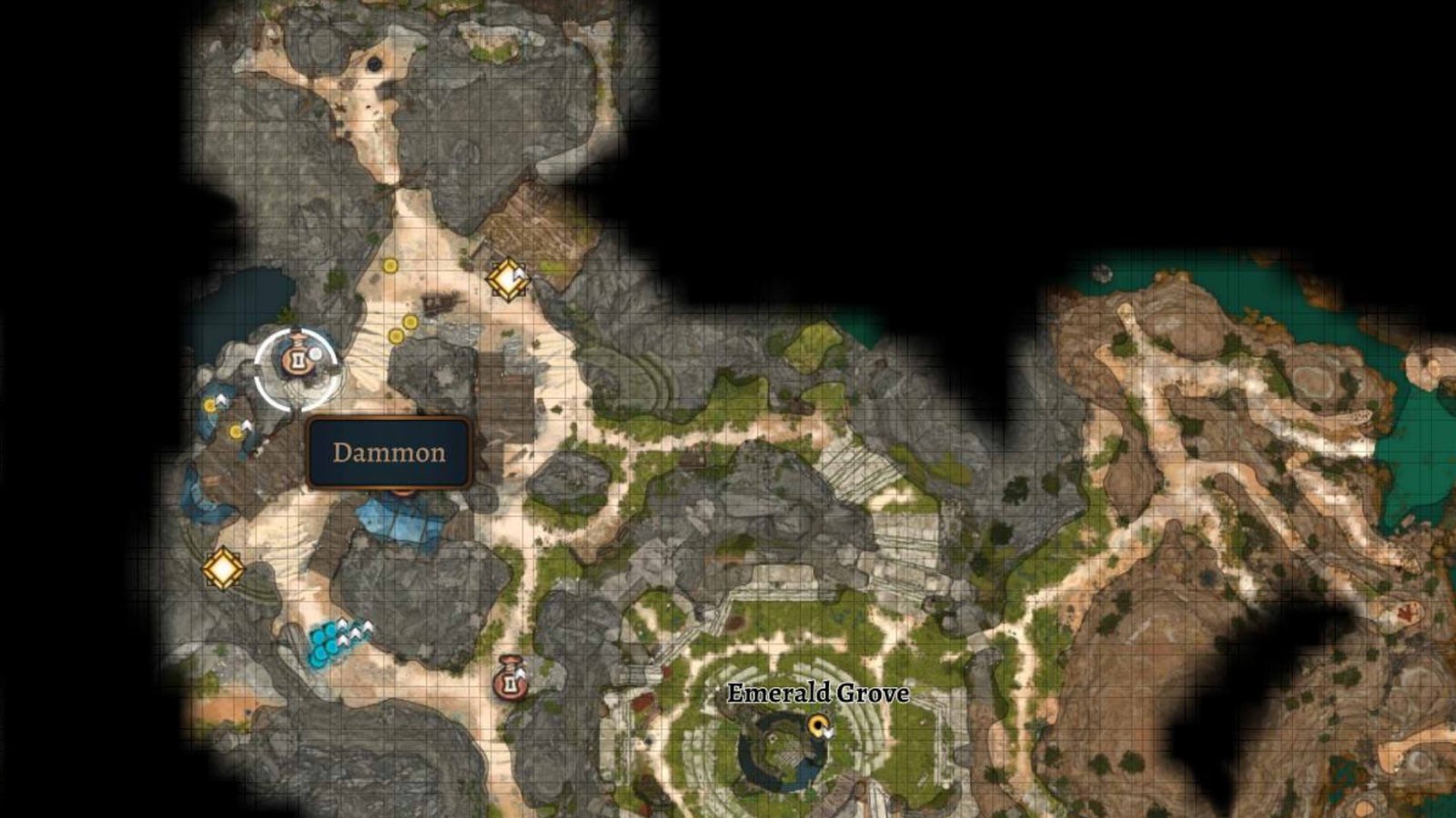 Dammon Act 1 location in BG3