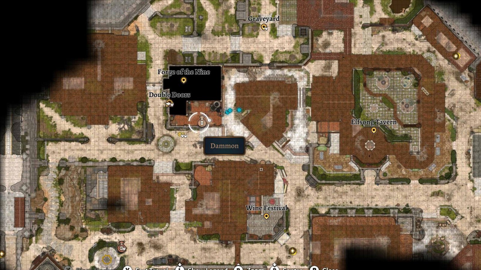 Dammon location in Act 3 BG3