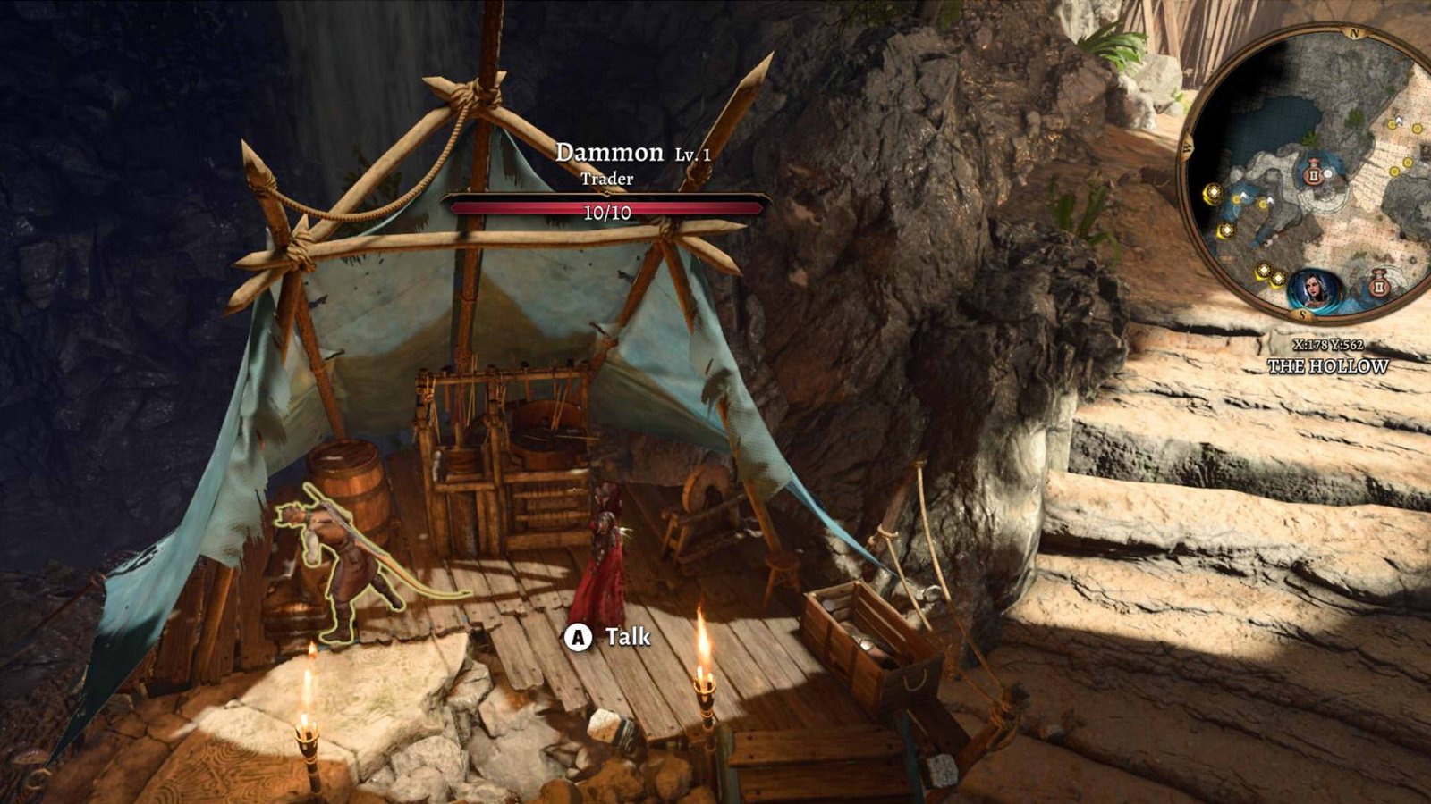 Dammon location in BG3 Act 1