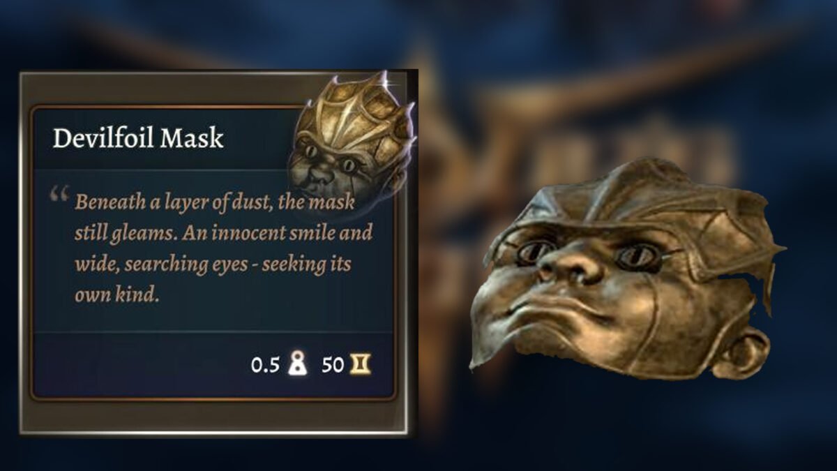 Baldur's Gate 3: How to Get the Devilfoil Mask