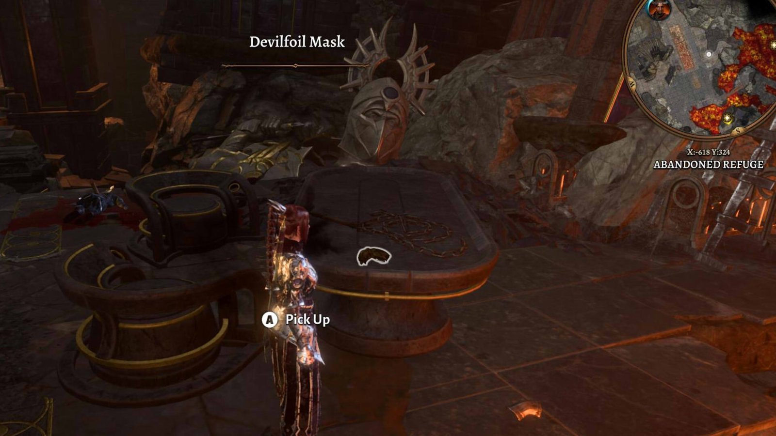 Devilfoil Mask location in BG3