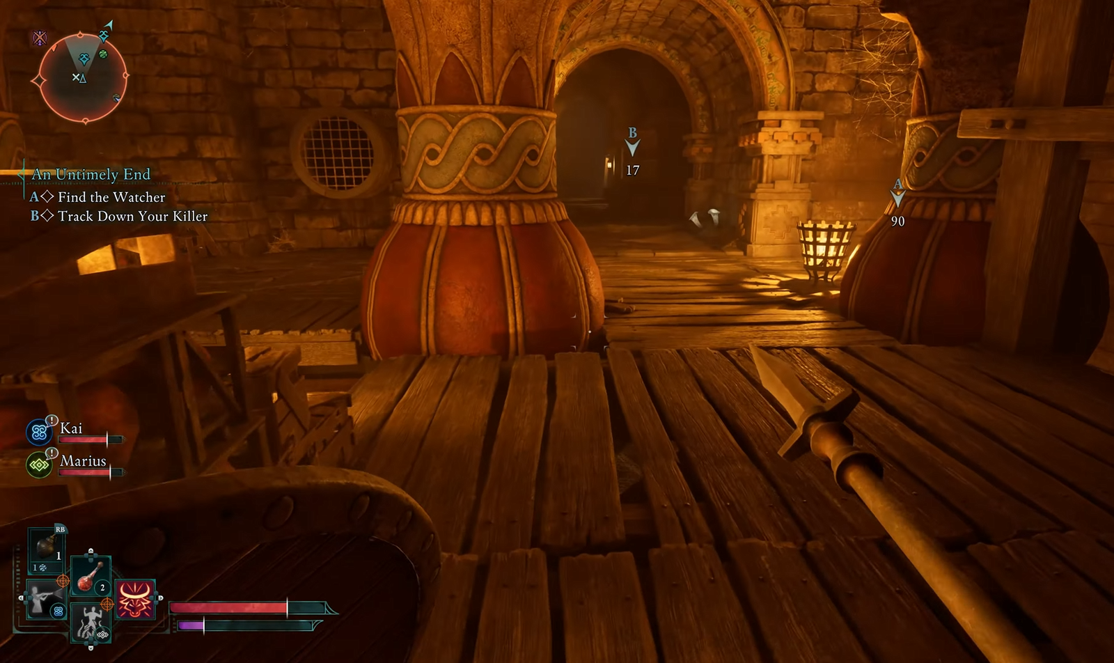 Avowed gameplay combat