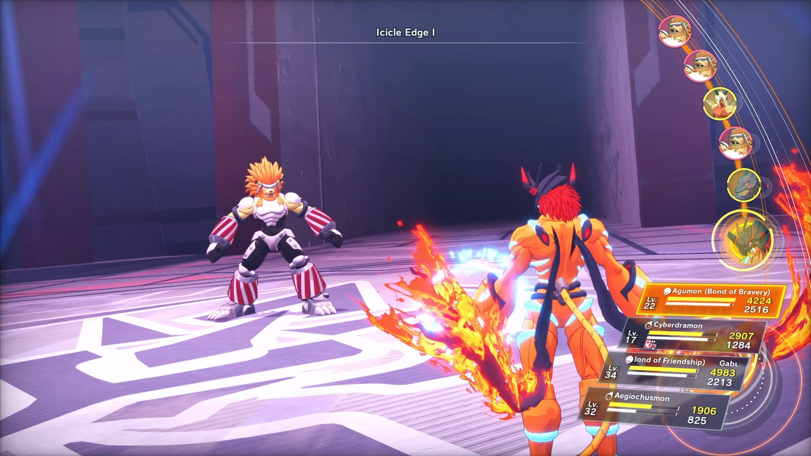 Digimon Story Time Stranger combat