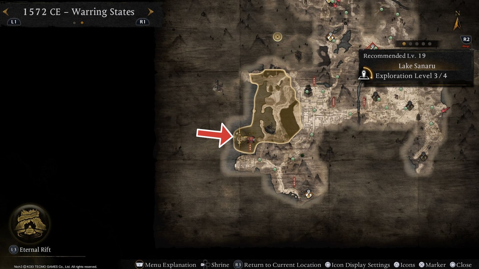 Nioh 3 A Fierce Flame quest location