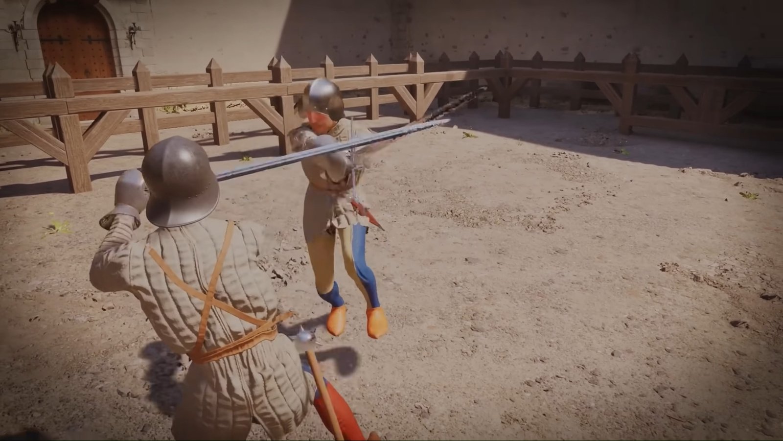 Attacking in Half Sword