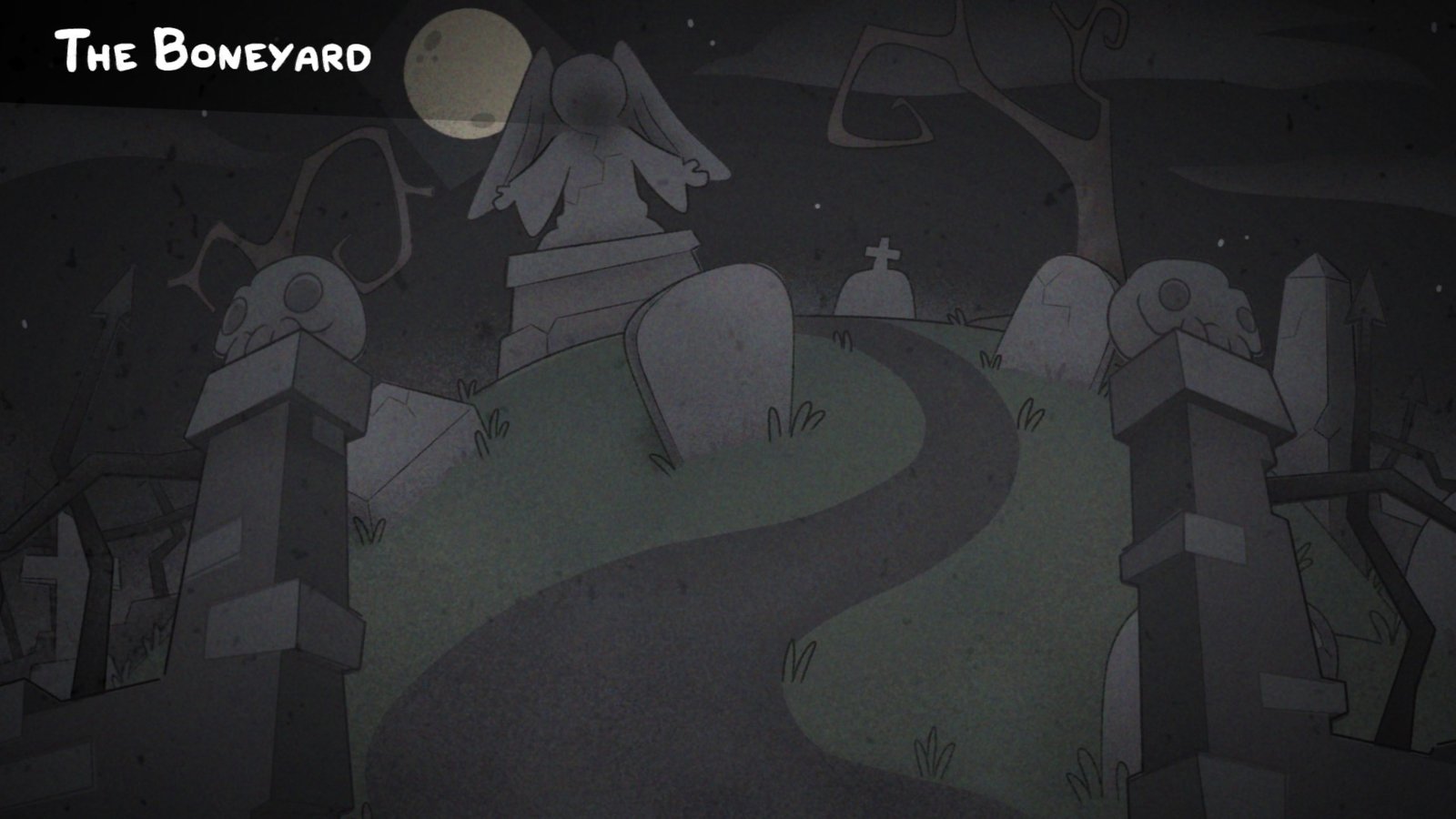 The Boneyard intro in Mewgenics