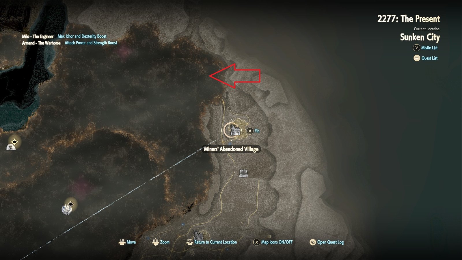 Code Vein 2 Northern Watch Fort Direction