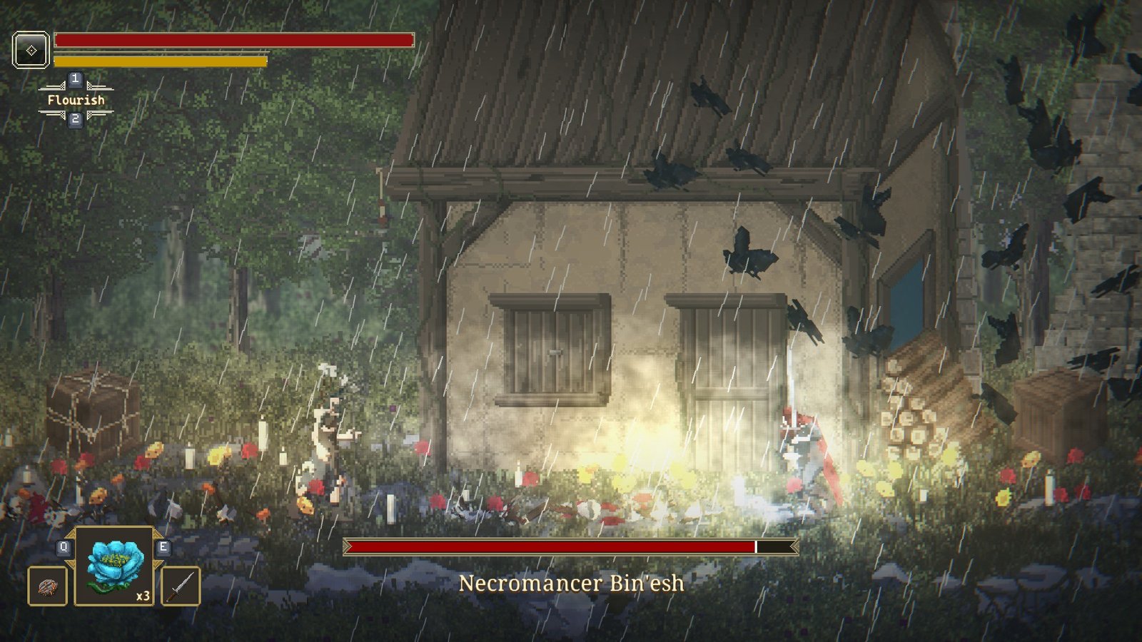 Crimson Capes Necromancer Fight