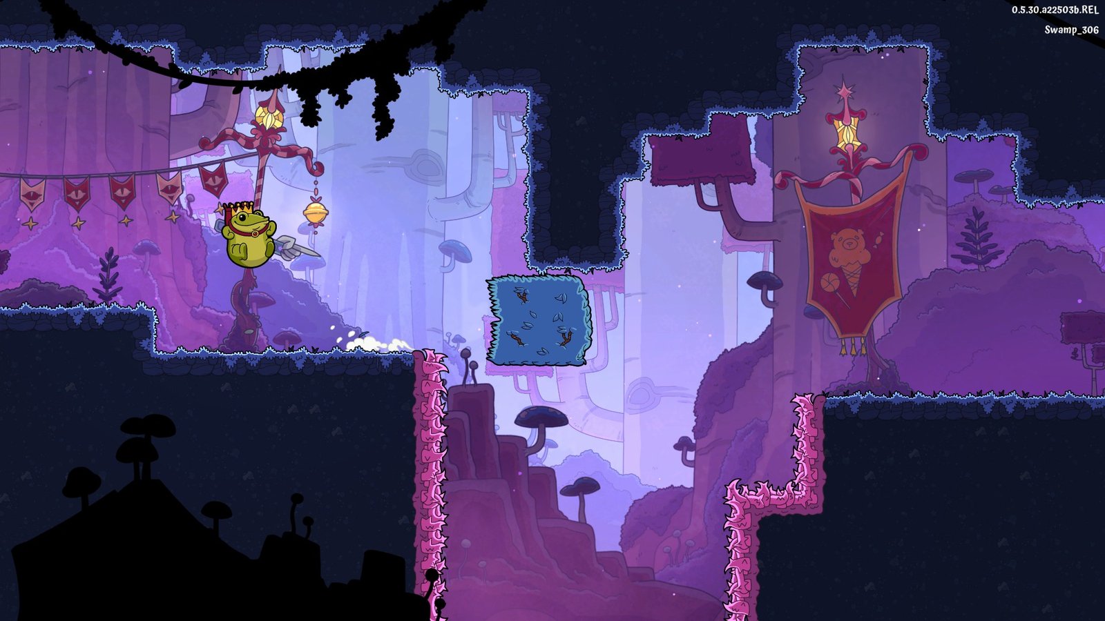 Screenshot of The Next Fest Croak Demo.