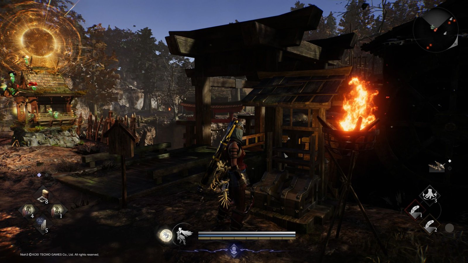 Dam Lever location #1 in Nioh 3 Maisaka