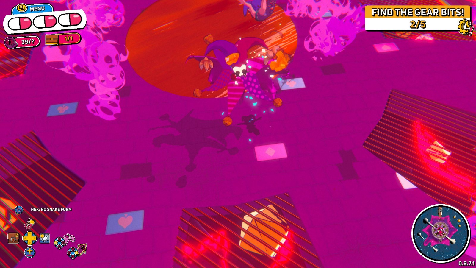 Hitting the Jester once in Demon Tides.