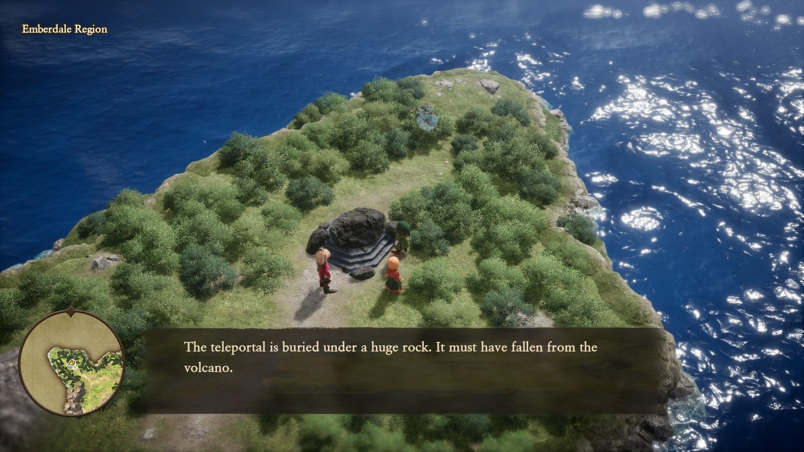 The sealed teleportal in Dragon Quest VII Reimagined