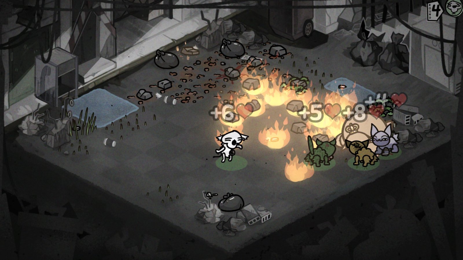 The aftermath of a forbidden flame in Mewgenics