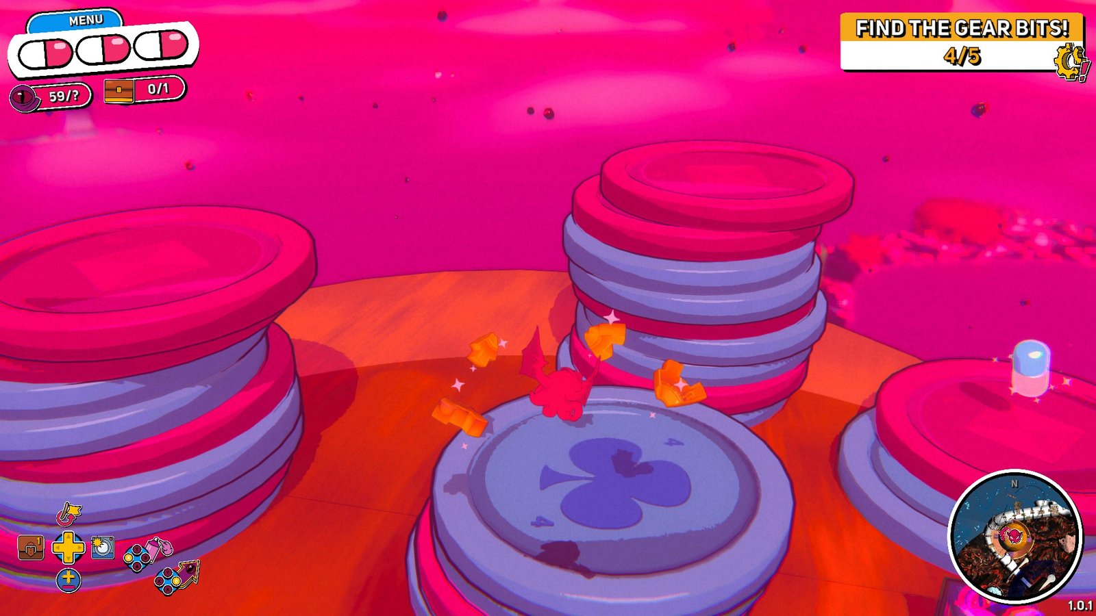 Grabbing the Fourth Gear Piece in Jester's Leviathan in Demon Tides.