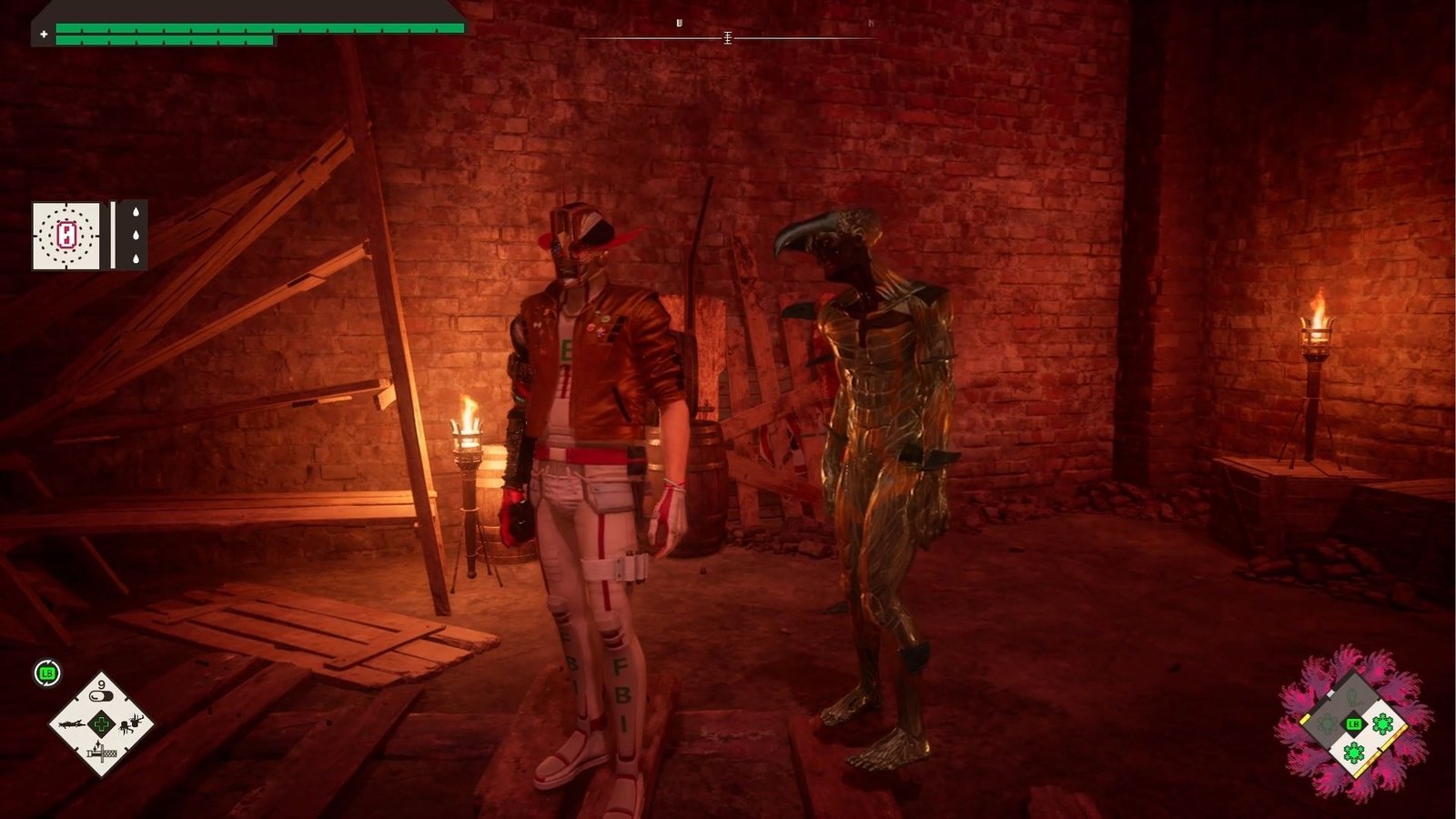 Romeo and a summoned Bastard in Romeo is a Dead Man