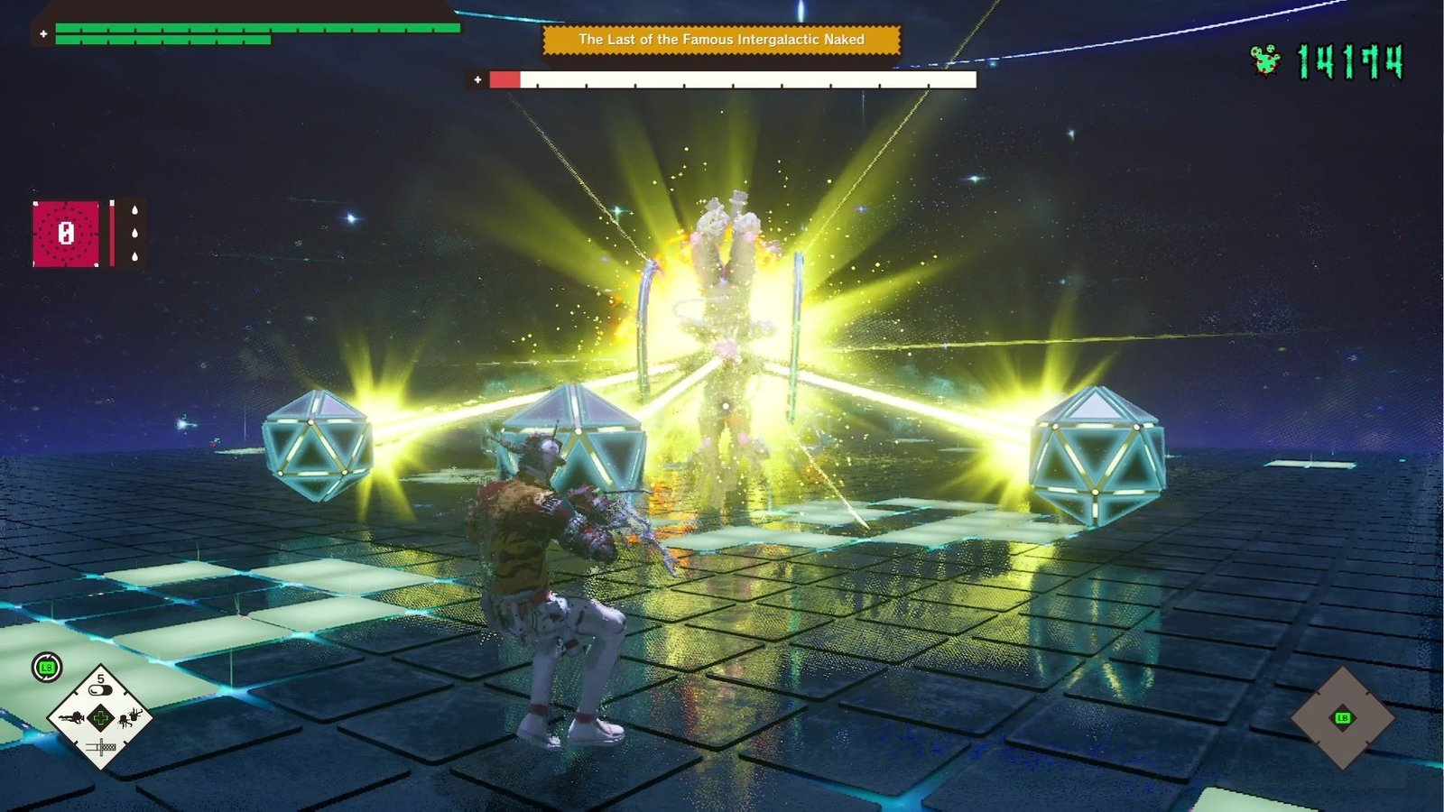 The final boss of Romeo is a Dead Man charging an attack
