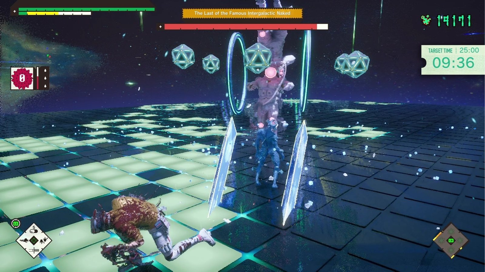 Romeo fighting the last of the intergalactic naked in Romeo is a Dead Man