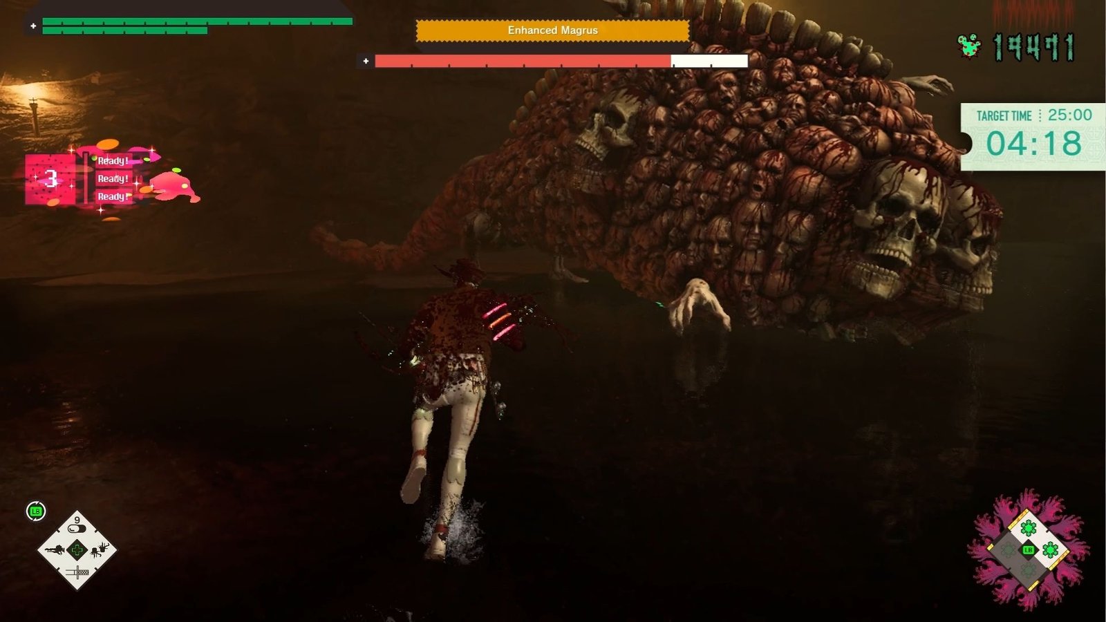 Romeo fighting Enhanced Magrus in Romeo is a Dead Man