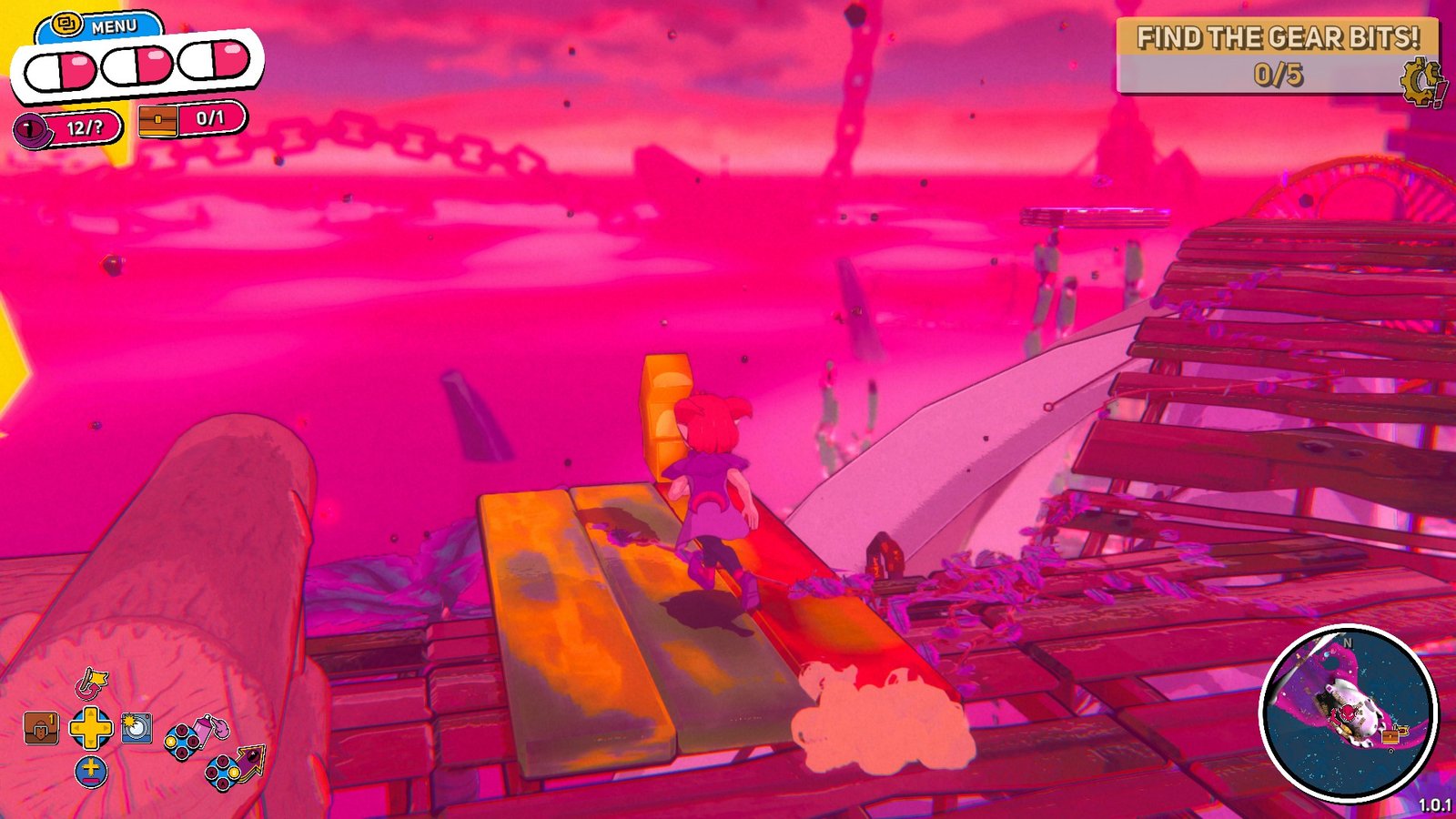 Grabbing the first Gear Piece in Jester's Leviathan in Demon Tides.