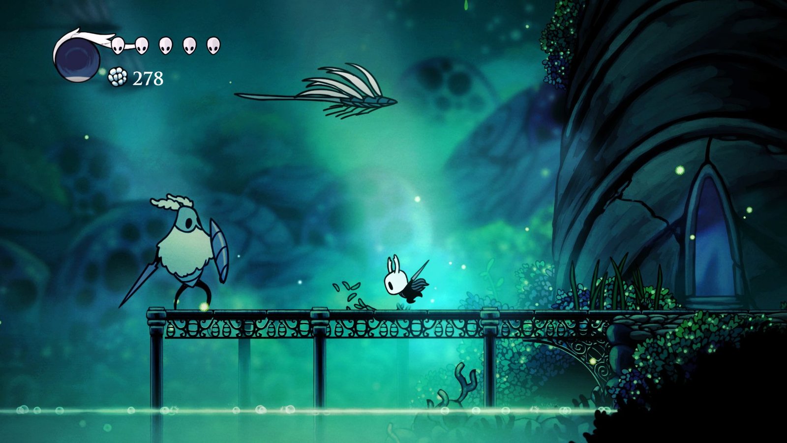 Armored bugs in Hollow Knight