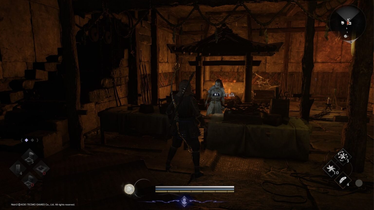 The blacksmith in Nioh 3