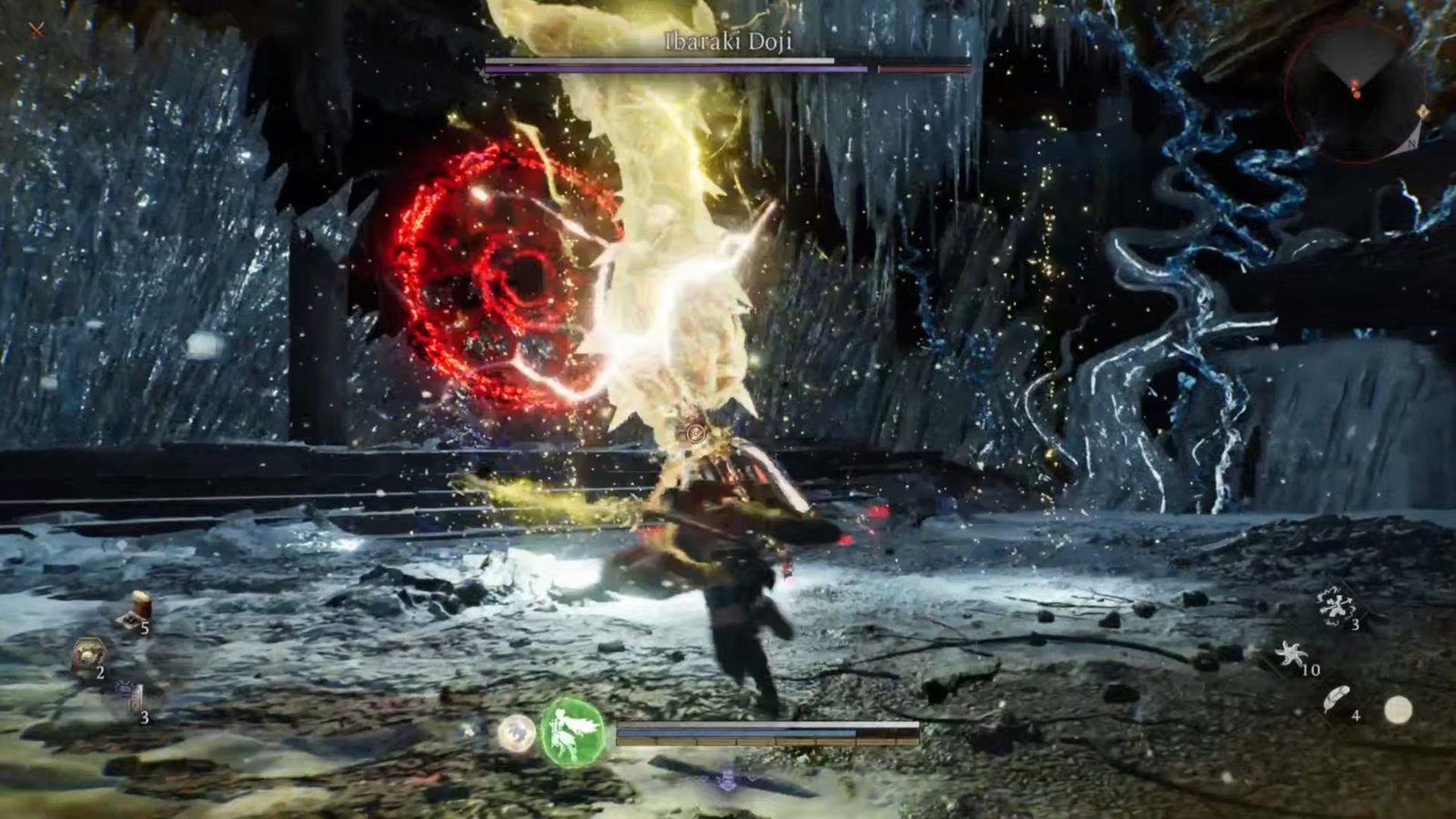 Ibaraki Doji doing her ultimate attack in Nioh 3