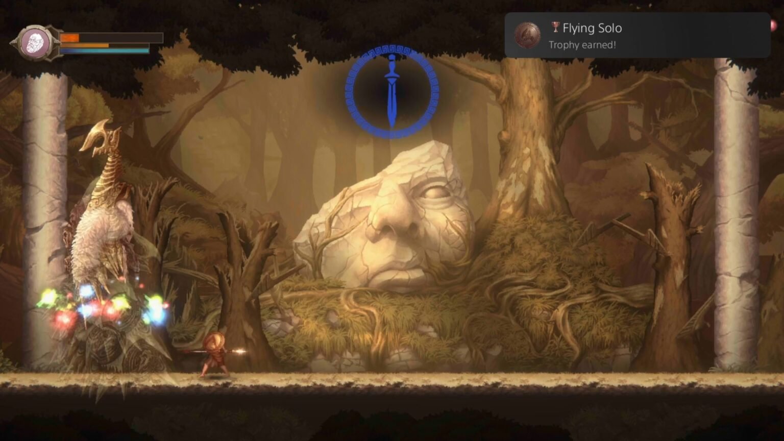 Defeating Ioke in God of War Sons of Sparta