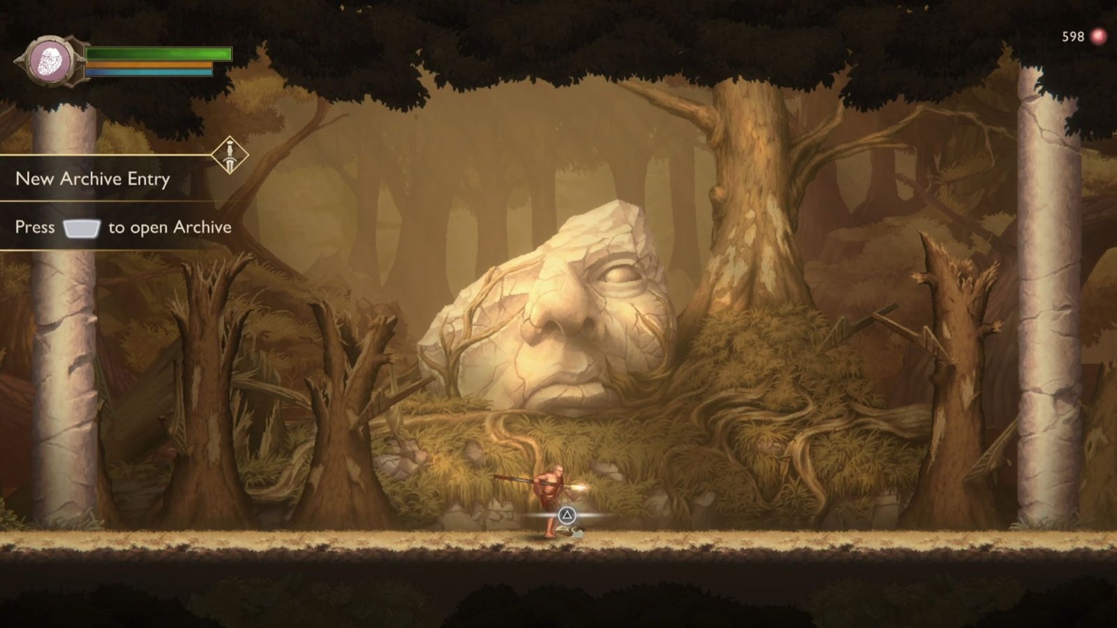 Earning rewards for defeating Ioke in God of War Sons of Sparta