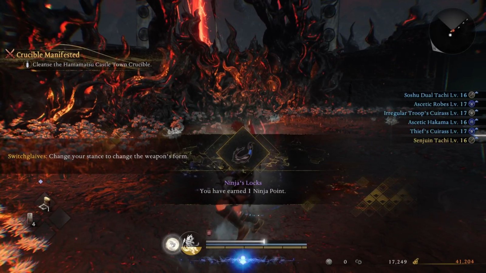 Rewards for beating Jakotsu baba in Nioh 3