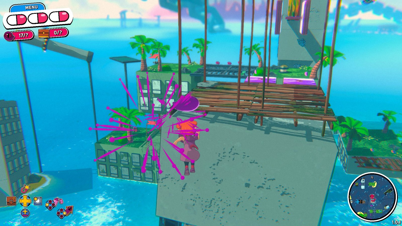 Getting to the First Gear in the Sunken Neighborhood in Demon Tides.