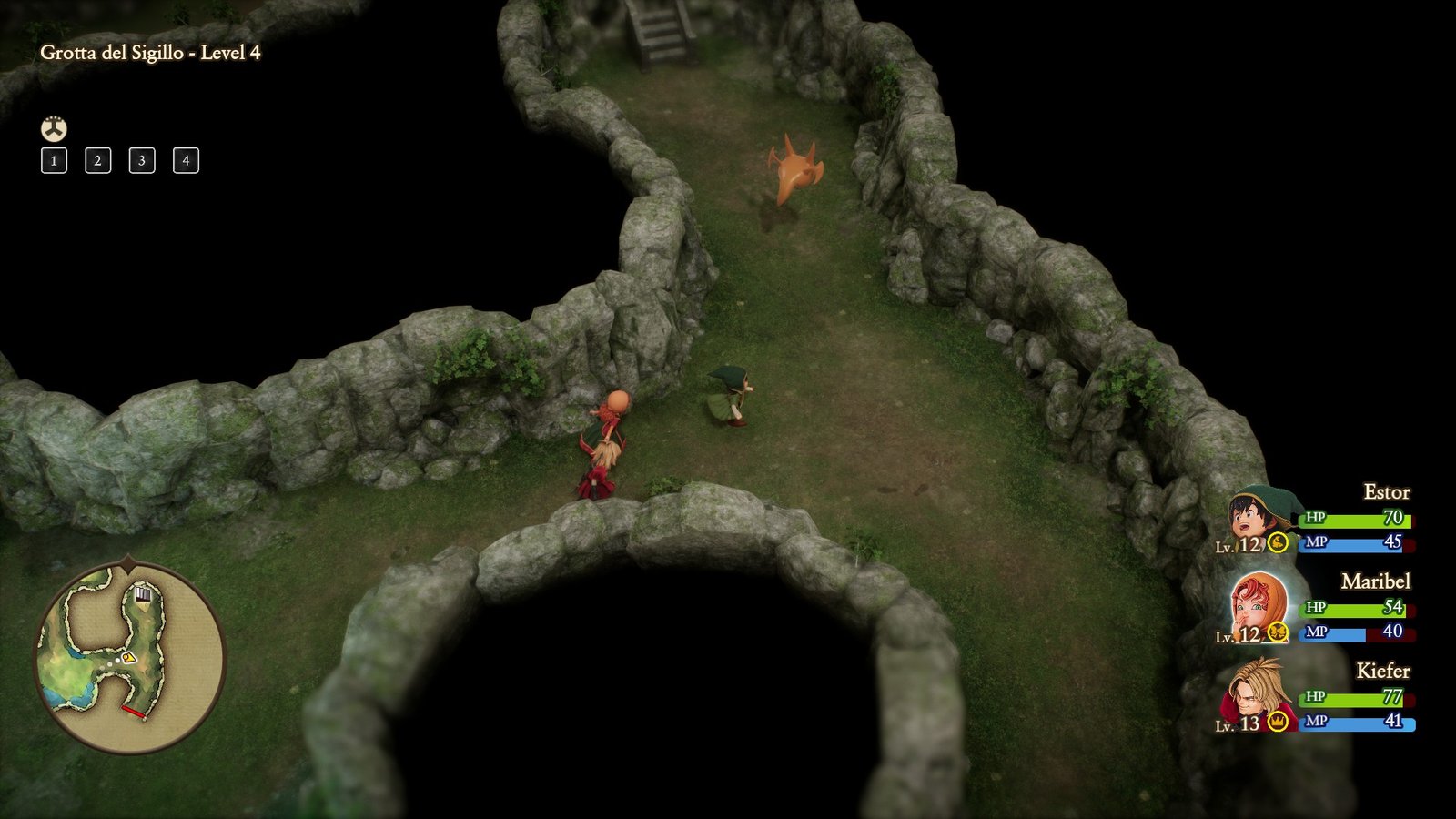 The Grotto de Sigiloo in Dragon Quest VII Reimagined