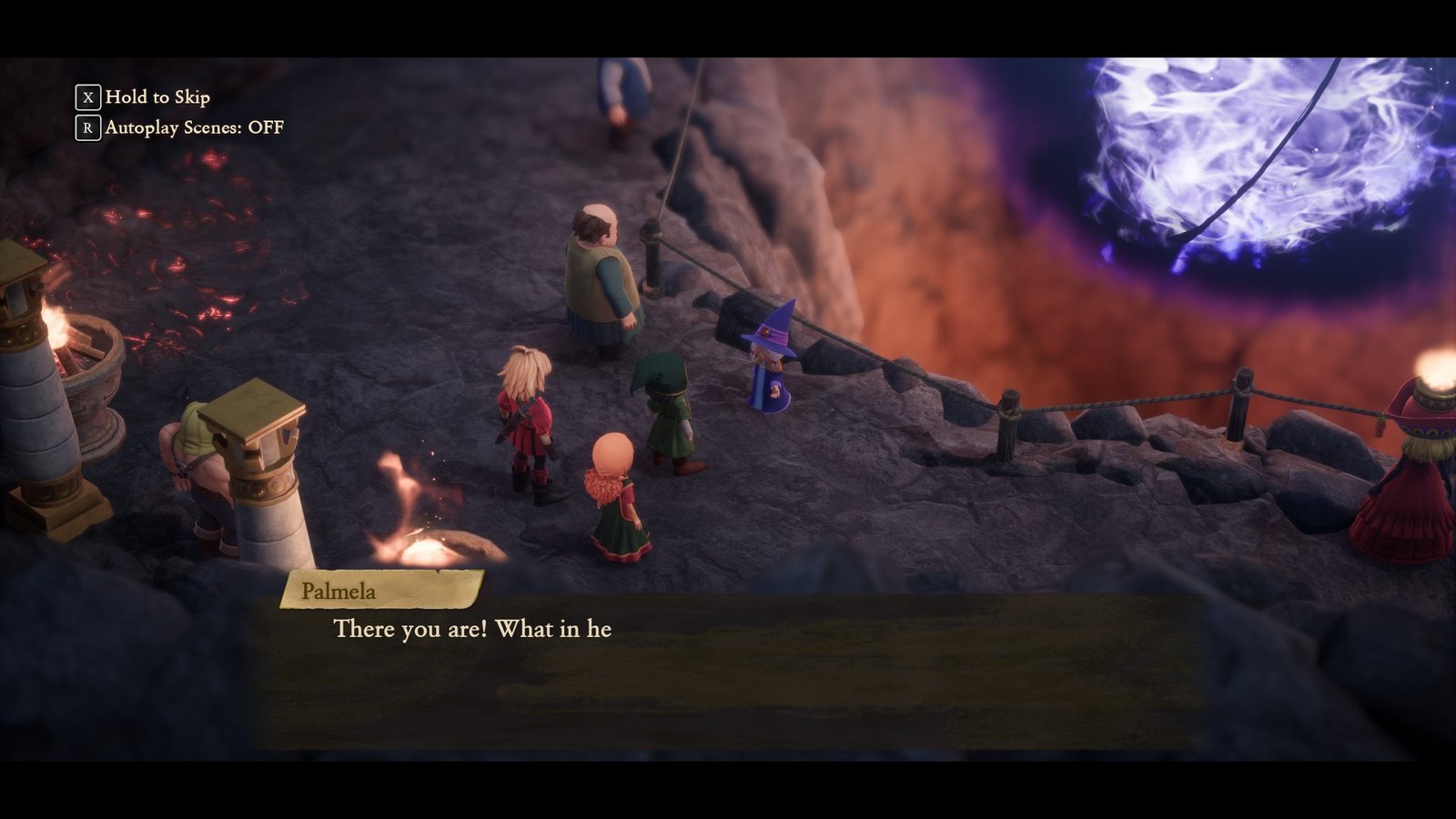 The old seer right before giving the fragment in Dragon Quest VII Reimagined