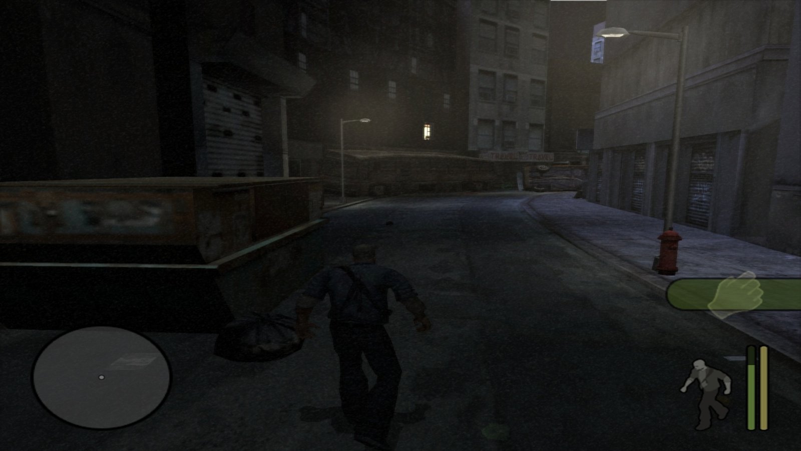 Sneaking through a map in Manhunt