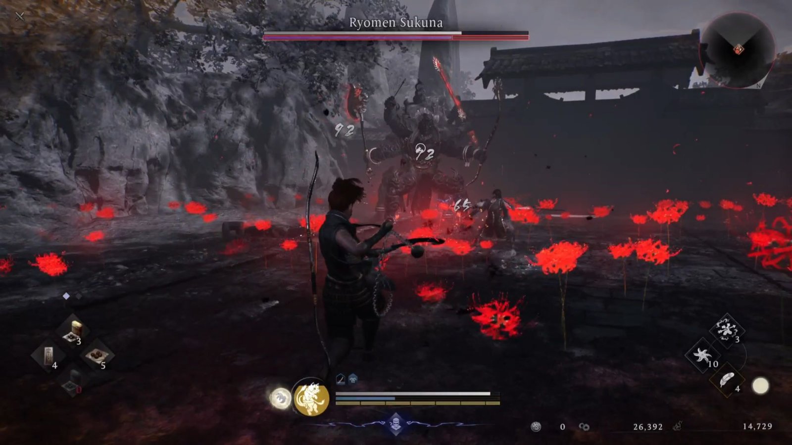 Nioh 3 Fighting a Side quest boss