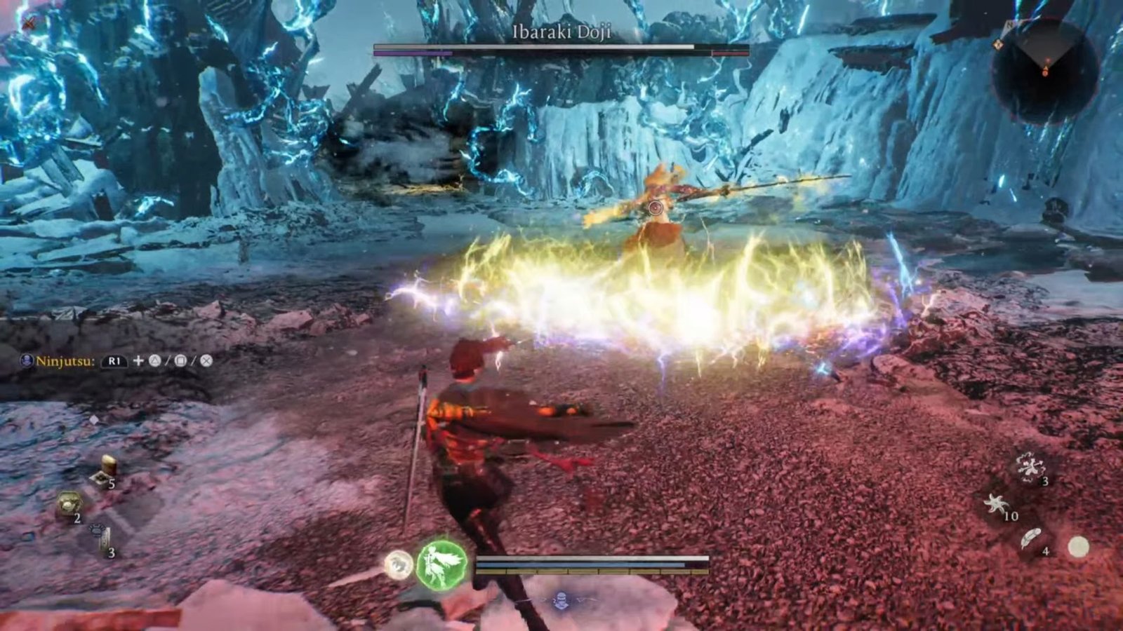 Ibaraki Doji lightning wave attack