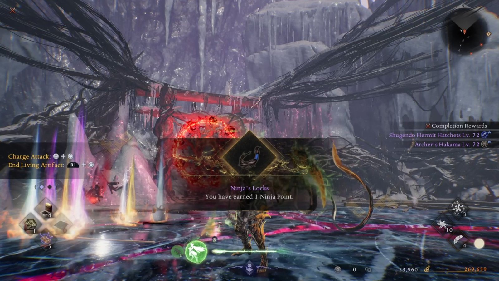 Rewards for defeating Otoroshi in Nioh 3