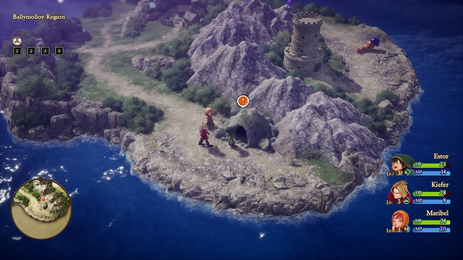 The Rainbow Mines Entrance in Dragon Quest VII Reimagined