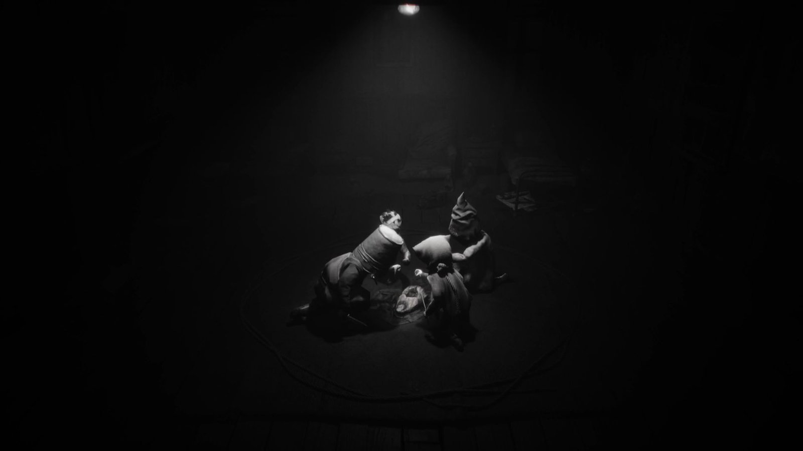 Reanimal boys doing a blood oath