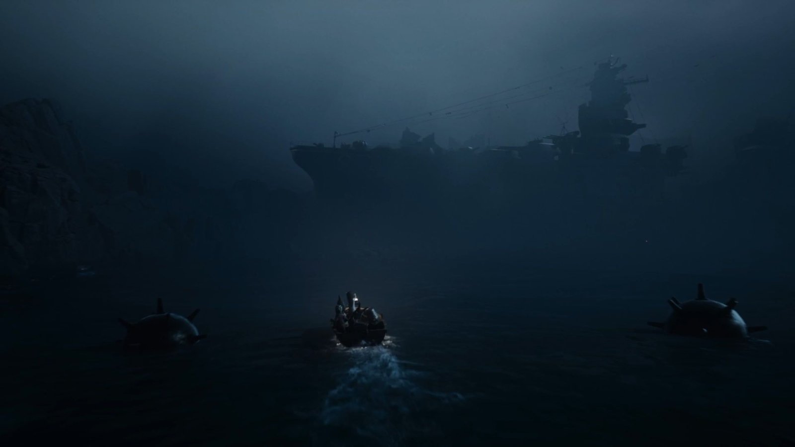 Reanimal vessel and naval mines