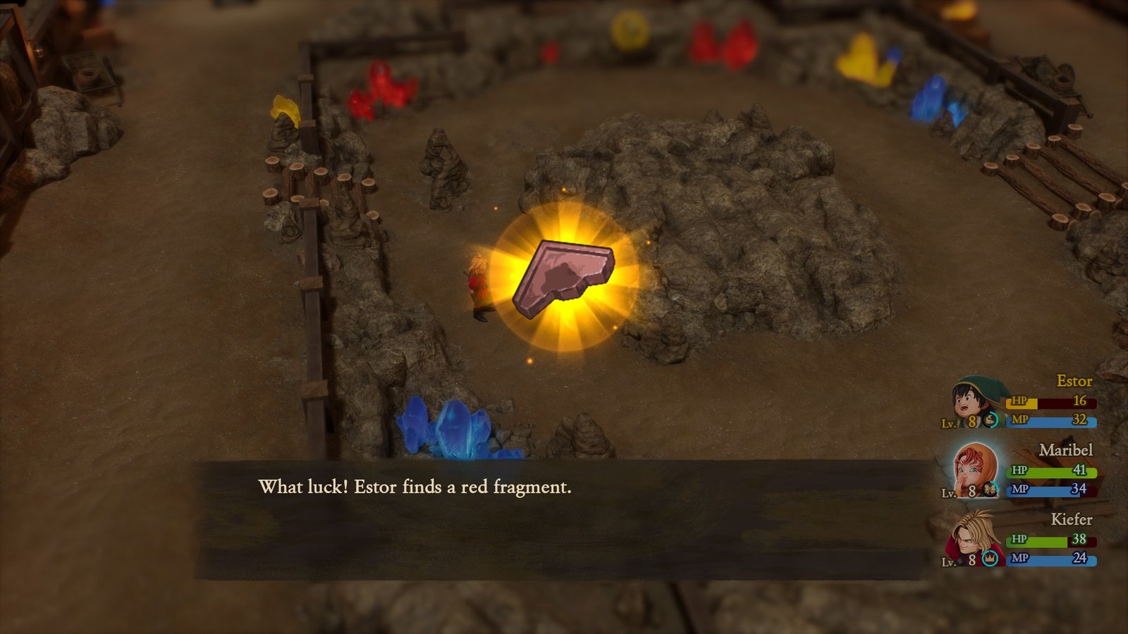 The Third Emberdale Red Fragment in Dragon Quest VII Reimagined