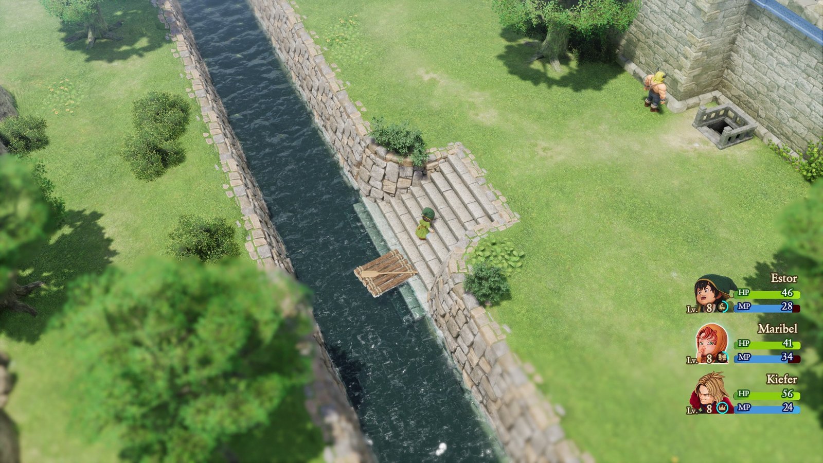 The stair entrance to the Hidden Chamber in Dragon Quest VII Reimagined