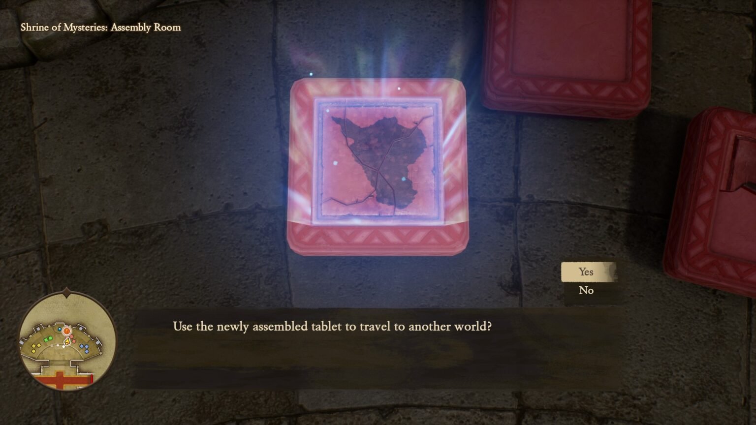 The Emberdale Red Tablet in Dragon Quest VII