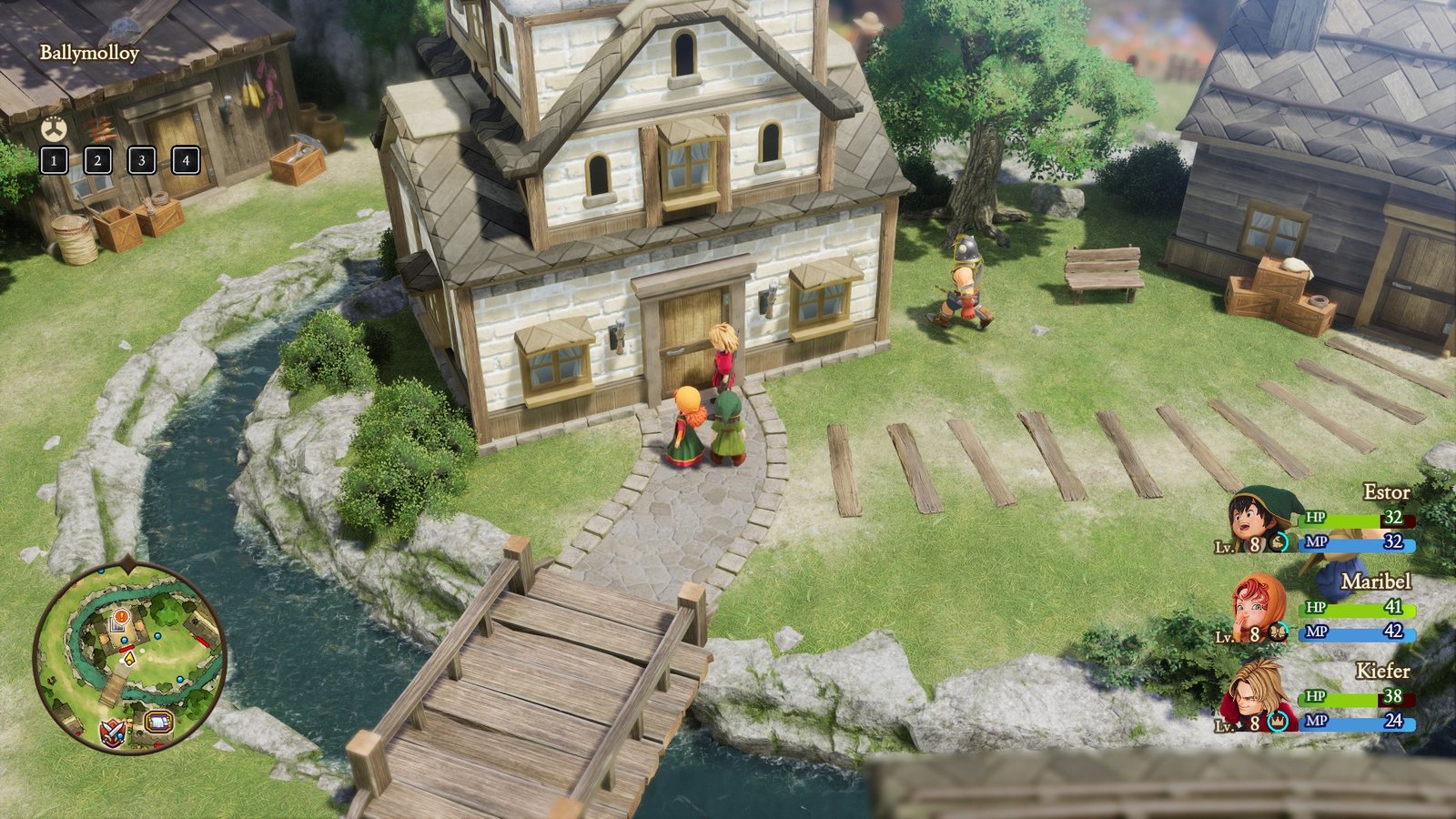 The Home of the Miner in Dragon Quest VII Reimagined