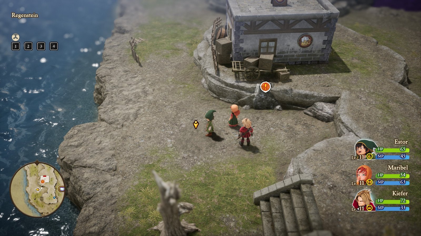The hidden path in Regenstein in Dragon Quest VII Reimagined