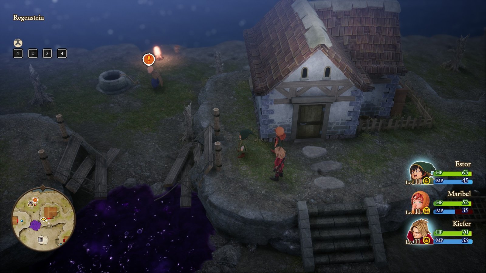 The old man on Regenstein in Dragon Quest VII Reimagined