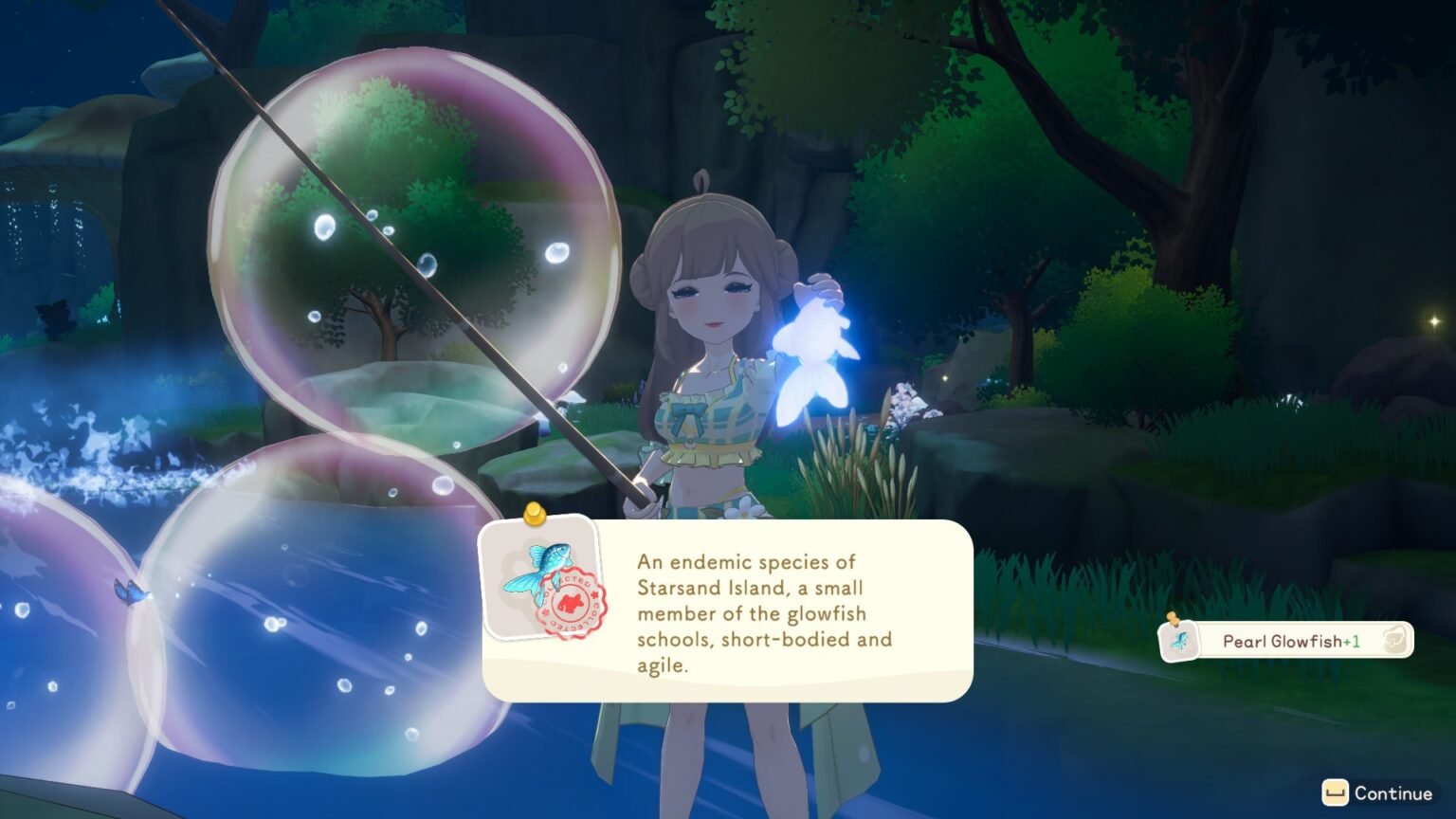 Starsand Island Caught Glowfish